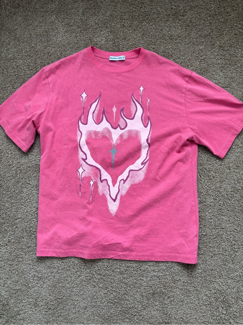Aelfric Eden Pink Graphic Heart Tee